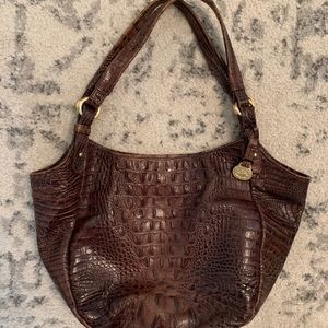 Brown leather Brahmin bag